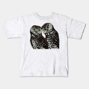 Burrowing Owl Buddies Kids T-Shirt